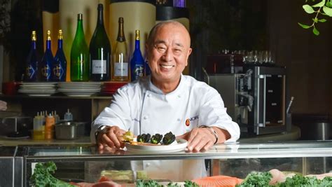 What does celebrity chef Nobu Matsuhisa like to eat when he .